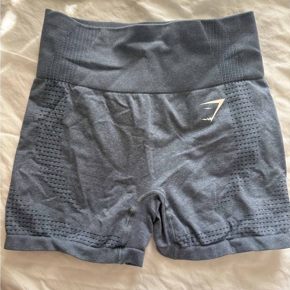 Gymshark Blue-Gray Athletic Shorts